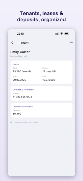 RentMind — tenants